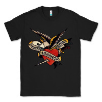Black sailor jerry tattoo art military mermaid Classic Tee - artisFamous