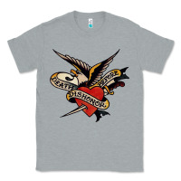 Heather Grey sailor jerry tattoo art military mermaid Classic Tee - artisFamous