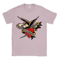 Lilac sailor jerry tattoo art military mermaid Classic Tee - artisFamous