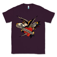 Plum sailor jerry tattoo art military mermaid Classic Tee - artisFamous