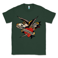 Sports Green sailor jerry tattoo art military mermaid Classic Tee - artisFamous