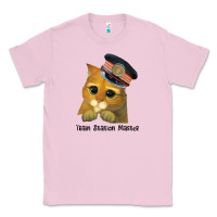 Bubblegum Pink cat tama train station master Classic Tee - artisFamous