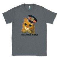 Charcoal Heather cat tama train station master Classic Tee - artisFamous