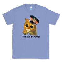 Colony Blue cat tama train station master Classic Tee - artisFamous