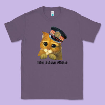 Cat Tama Train Station Master Classic Tee Designed By Artisfamous