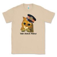 Mushroom cat tama train station master Classic Tee - artisFamous