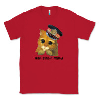 Red cat tama train station master Classic Tee - artisFamous