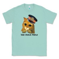 Seafoam cat tama train station master Classic Tee - artisFamous