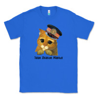 True Royal cat tama train station master Classic Tee - artisFamous