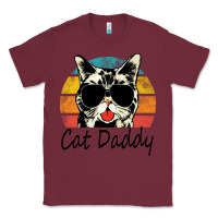 Burgundy cat daddy vintage Classic Tee - artisFamous