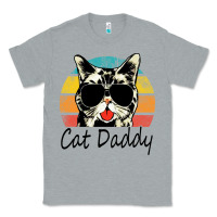 Heather Grey cat daddy vintage Classic Tee - artisFamous