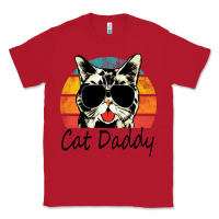 Red cat daddy vintage Classic Tee - artisFamous