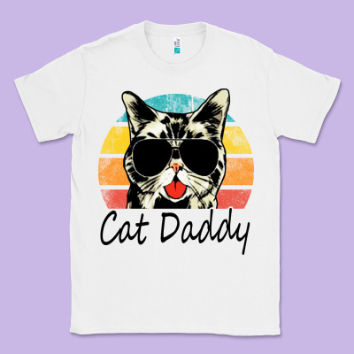 Cat Daddy Vintage Classic Tee Designed By Artisfamous