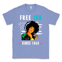 Colony Blue juneteenth free ish since 1865 black Classic Tee - artisFamous