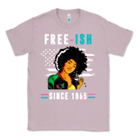 Lilac juneteenth free ish since 1865 black Classic Tee - artisFamous