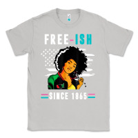 Moon Dust juneteenth free ish since 1865 black Classic Tee - artisFamous