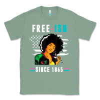 Sage juneteenth free ish since 1865 black Classic Tee - artisFamous