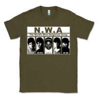 Army Green n w a Classic Tee - artisFamous