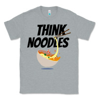 Heather Grey think noodles Classic Tee - artisFamous