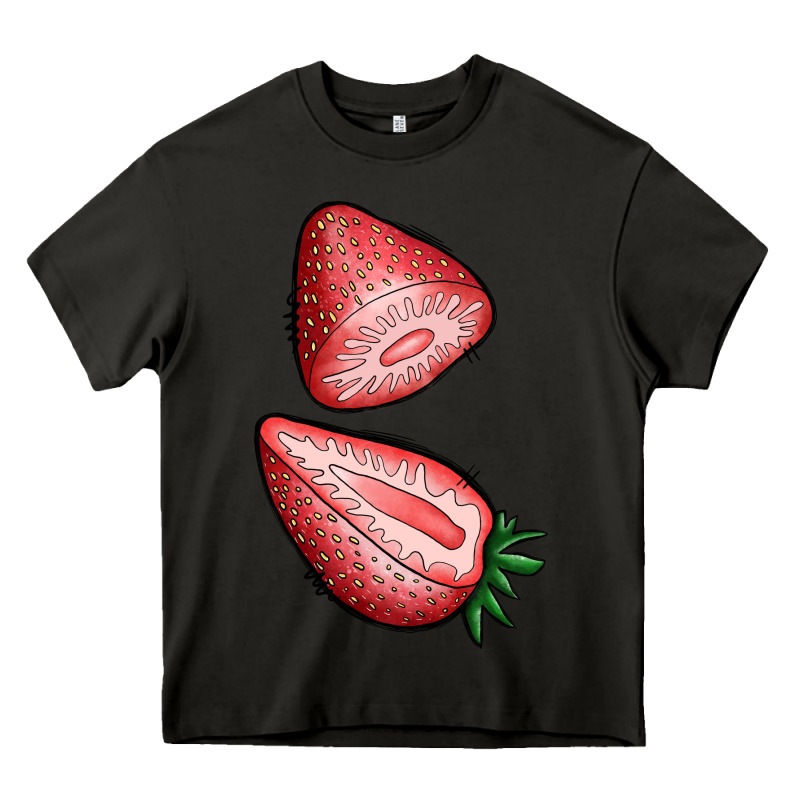 Strawberries 1 Heavy Core Tee by BundleAndBundleShop | Teevron