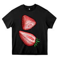 Black strawberries 1 Heavy Core Tee - BundleAndBundleShop