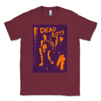 Burgundy Dead Boys Punk Classic Tee - artisFamous