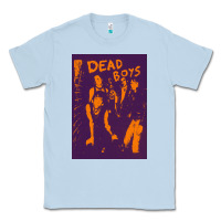 Dusty Blue Dead Boys Punk Classic Tee - artisFamous