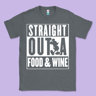 Straight Out A Food And Wine Classic Tee Designed By Artisfamous