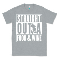 Heather Grey straight out a food and wine Classic Tee - artisFamous