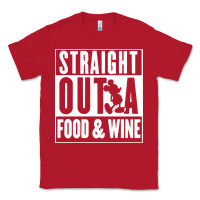 Red straight out a food and wine Classic Tee - artisFamous