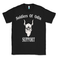 Black soldiers of odin worldwide support Classic Tee - artisFamous