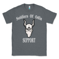 Charcoal Heather soldiers of odin worldwide support Classic Tee - artisFamous