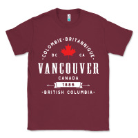 Burgundy vancouver canada Classic Tee - artisFamous