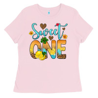 Bubblegum Pink sweet one lemon Ladies Tee - Artiststas
