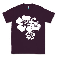 Plum hawaiian flower Classic Tee - artisFamous