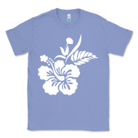 Colony Blue hawaiian flower Classic Tee - artisFamous