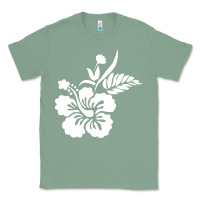 Sage hawaiian flower Classic Tee - artisFamous