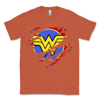 Copper tear off wonder woman shield Classic Tee - artisFamous