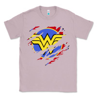 Lilac tear off wonder woman shield Classic Tee - artisFamous