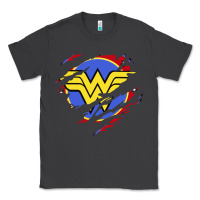 Smoke tear off wonder woman shield Classic Tee - artisFamous