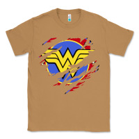 Toasted Coconut tear off wonder woman shield Classic Tee - artisFamous