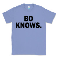 Colony Blue bo knows (black text) Classic Tee - artisFamous