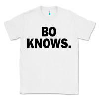 White bo knows (black text) Classic Tee - artisFamous