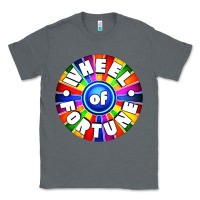 Charcoal Heather wheel fortune Classic Tee - artisFamous
