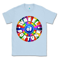 Dusty Blue wheel fortune Classic Tee - artisFamous