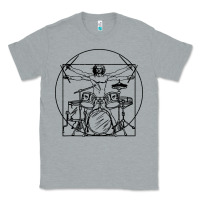 Heather Grey drums gift Classic Tee - artisFamous