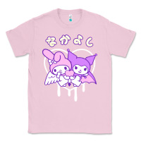 Bubblegum Pink melody and kuromi heart Classic Tee - artisFamous