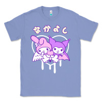 Colony Blue melody and kuromi heart Classic Tee - artisFamous