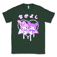 Melody And Kuromi Heart Classic Tee | Teevron