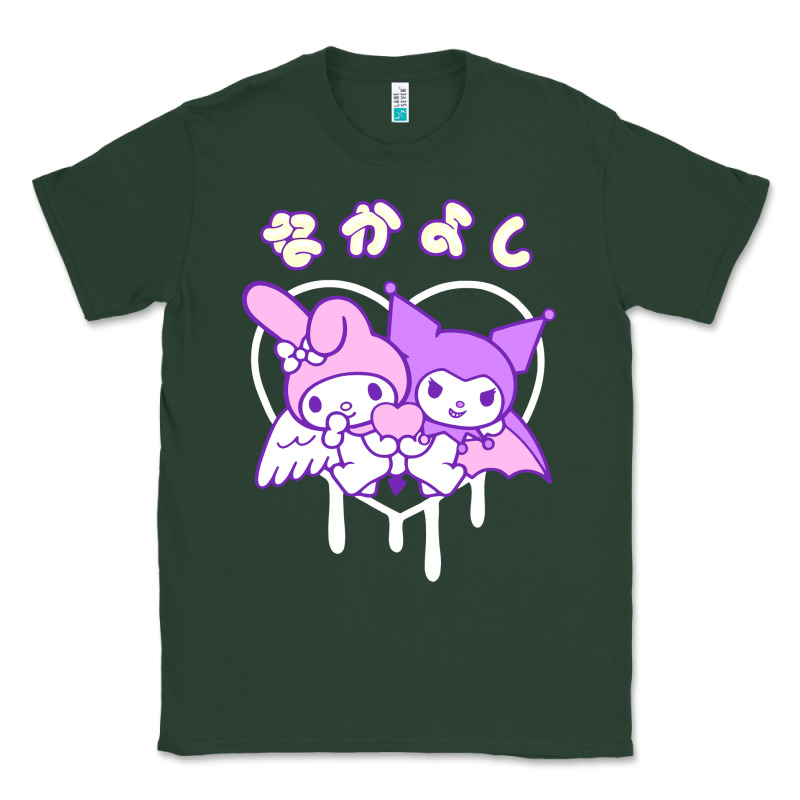 Melody And Kuromi Heart Classic Tee by artisFamous | Teevron